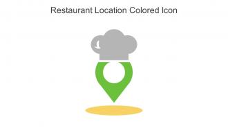 Restaurant Location Colored Icon In Powerpoint Pptx Png And Editable Eps Format