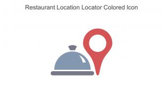 Restaurant Location Locator Colored Icon In Powerpoint Pptx Png And Editable Eps Format
