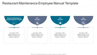 Restaurant Maintenance Employee Manual Template In Powerpoint And Google Slides Cpb