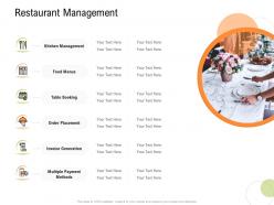 Restaurant Management Strategy For Hospitality Management Ppt Summary Mockup