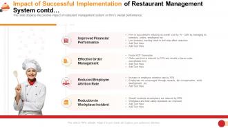 Restaurant management system impact of successful implementation of restaurant