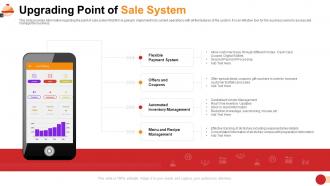 Restaurant management system upgrading point of sale system