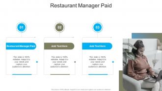 Restaurant Manager Paid In Powerpoint And Google Slides Cpb