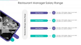 Restaurant Manager Salary Range In Powerpoint And Google Slides Cpb