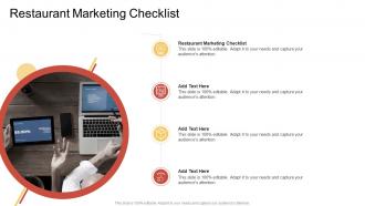 Restaurant Marketing Checklist In Powerpoint And Google Slides Cpb