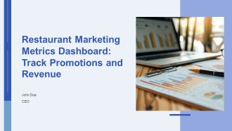 Restaurant Marketing Metrics Dashboard Track Promotions And Revenue PPT Information AT