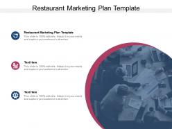 Restaurant marketing plan template ppt powerpoint presentation icon cpb