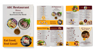 Restaurant Menu Booklet