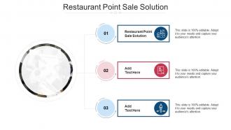 Restaurant Point Sale Solution In Powerpoint And Google Slides Cpb