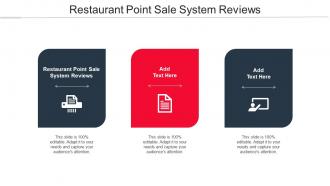 Restaurant Point Sale System Reviews Ppt Powerpoint Presentation Inspiration Cpb