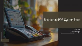 Restaurant POS System Pitch PPT Summary AT