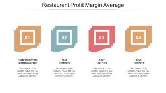Restaurant profit margin average ppt powerpoint presentation infographics icon cpb