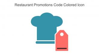 Restaurant Promotions Code Colored Icon In Powerpoint Pptx Png And Editable Eps Format