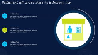 Restaurant Self Service Check In Technology Icon