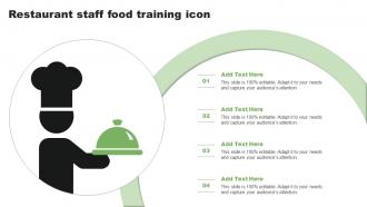 Restaurant Staff Food Training Icon