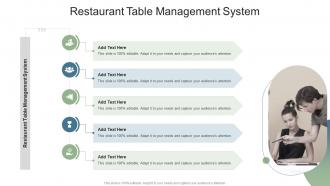 Restaurant Table Management System In Powerpoint And Google Slides Cpb