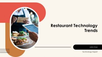 Restaurant Technology Trends PPT Summary AT Restaurant Technology Trends PPT Summary AT