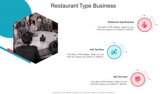 Restaurant Type Business In Powerpoint And Google Slides Cpb
