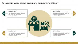 Restaurant Warehouse Inventory Management Icon