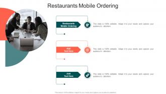 Restaurants Mobile Ordering In Powerpoint And Google Slides Cpb