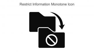 Restrict Information Monotone Icon In Powerpoint Pptx Png And Editable Eps Format