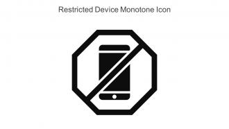 Restricted Device Monotone Icon In Powerpoint Pptx Png And Editable Eps Format