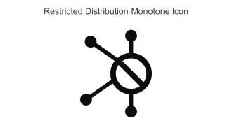 Restricted Distribution Monotone Icon In Powerpoint Pptx Png And Editable Eps Format