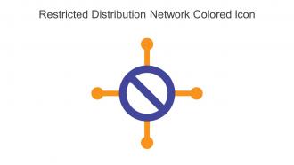 Restricted Distribution Network Colored Icon In Powerpoint Pptx Png And Editable Eps Format