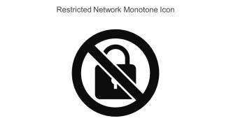 Restricted Network Monotone Icon In Powerpoint Pptx Png And Editable Eps Format
