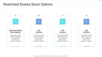 Restricted Shares Stock Options In Powerpoint And Google Slides Cpb