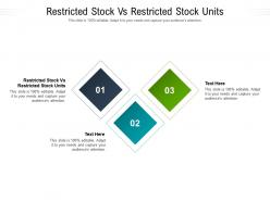 Restricted stock vs restricted stock units ppt powerpoint presentation slides design templates cpb