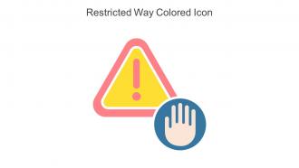 Restricted Way Colored Icon In Powerpoint Pptx Png And Editable Eps Format