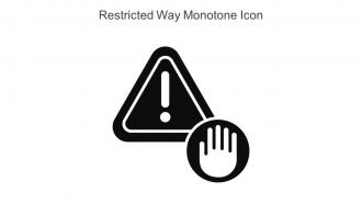 Restricted Way Monotone Icon In Powerpoint Pptx Png And Editable Eps Format
