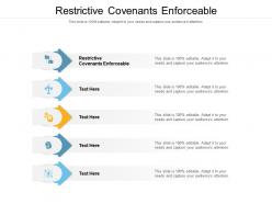 Restrictive covenants enforceable ppt powerpoint presentation show graphics example cpb