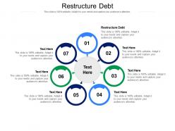 Restructure debt ppt powerpoint presentation ideas guidelines cpb