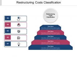 Restructuring costs classification ppt powerpoint presentation show themes cpb