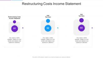 Restructuring Costs Income Statement In Powerpoint And Google Slides Cpb