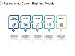 Restructuring current business models ppt powerpoint presentation infographic template structure cpb