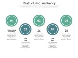 Restructuring insolvency ppt powerpoint presentation professional slides cpb