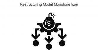 Restructuring Model Monotone Icon In Powerpoint Pptx Png And Editable Eps Format