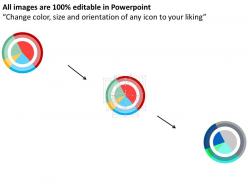 Result analysis pie process chart flat powerpoint design
