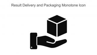 Result Delivery And Packaging Monotone Icon In Powerpoint Pptx Png And Editable Eps Format