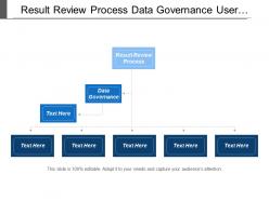 Result review process data governance user requirement data aligned