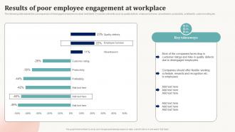 Results Of Poor Employee Engagement At Workplace Effective Employee Engagement