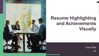 Resume Highlighting And Achievements Visually PPT Demonstration AT