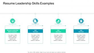 Resume Leadership Skills Examples In Powerpoint And Google Slides Cpb