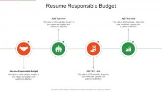Resume Responsible Budget In Powerpoint And Google Slides Cpb