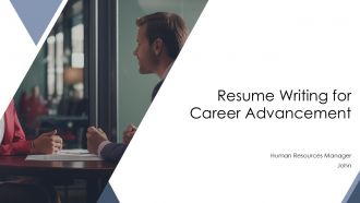 Resume Writing For Career Advancement PPT Graphics AT
