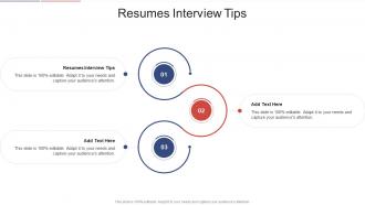 Resumes Interview Tips In Powerpoint And Google Slides Cpb