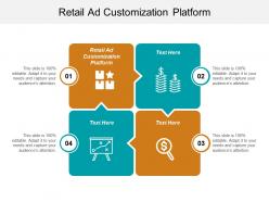 Retail ad customization platform ppt powerpoint presentation gallery objects cpb